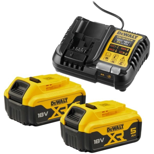 2 Batteries 18v 5ah Chargeur