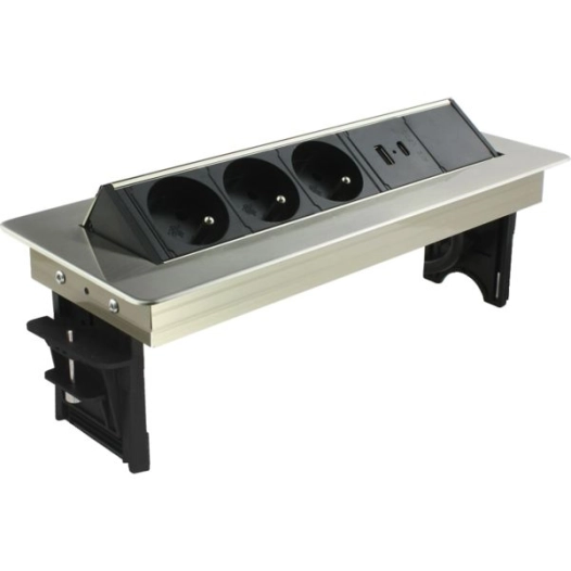 Bloc Prises Pivotant - 3 Prise