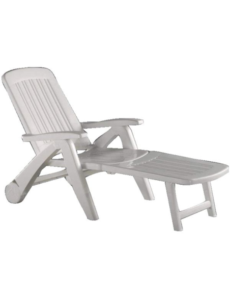 Transat Saturno Blanc Confort extérieur durable - BERNER