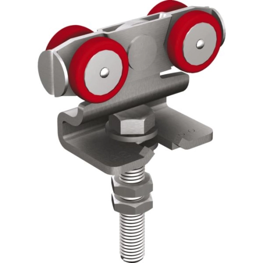 Monture Inox 304l/Chant Vis M12 Gl. Inox Roulementsmonture