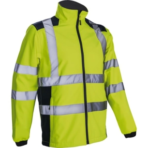 Veste Softshell Hivi Kanpa Orange Fluo/Marine Tm