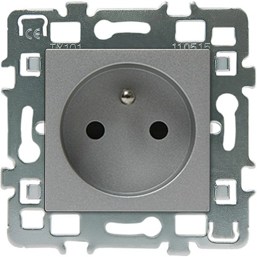 Casual Mecanisme Prise De Courant 2p+T Alu - DEBFLEX