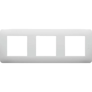 Casual Plaque Triple Blanc – Blanc – Brillant