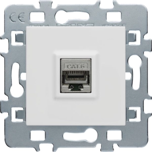 Casual Mécanisme Rj45 Cache Blanc Support Métal
