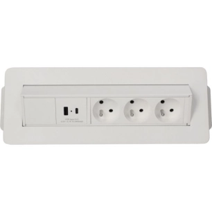 Bloc Prises Pivotant - 3 Prise