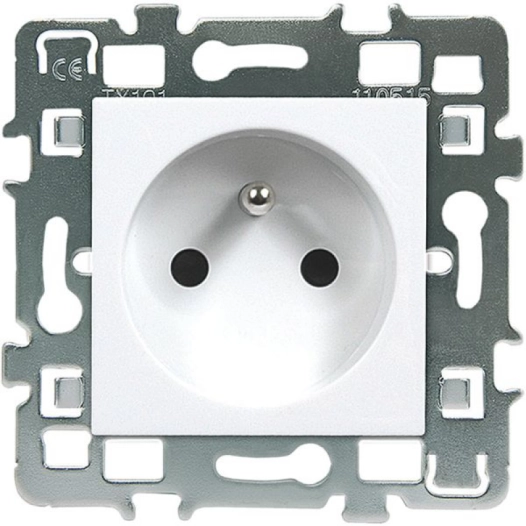 Casual Mecanisme Prise De Courant 2p+T Blanc - DEBFLEX