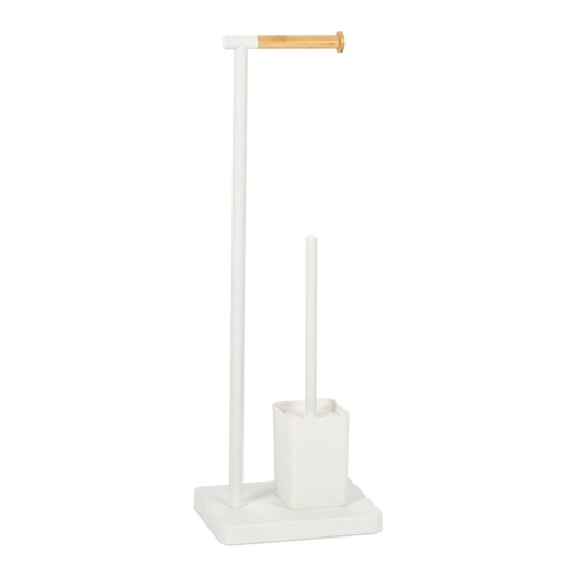 Porte-Rouleau De Brosse Wc En Métal Blanc Ba72127 Andrea House - Andrea House