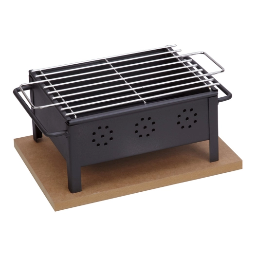 Barbecue De Table 25x20cm (GRILLE En Acier Inoxydable) 2905 Sauvic - Sauvic