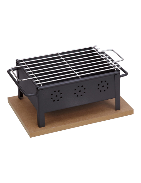 Barbecue De Table 25x20cm (GRILLE En Acier Inoxydable) 2905 Sauvic - Sauvic