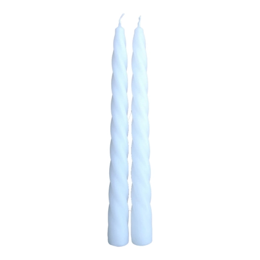 Pack De 2 Bougies Décoratives Blanches Ø2x24cm Magic Lights - Magic Lights