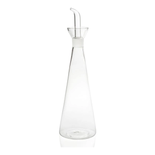 Distributeur D huile En Verre Ø8x28,5cm 500ml Ms64322 Andrea House - Andrea House