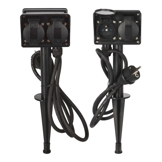 Prise Avec 4 Prises 2+2 Pour L extérieur Ip44 - Fx Control