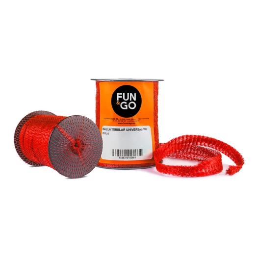 Filet Tubulaire Universel Pour Emballage-100 Rouge (25m) Fun & Go - Fun & Go