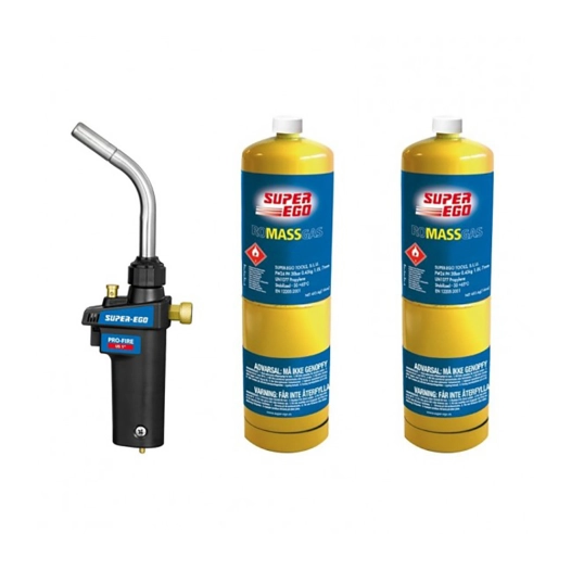 Kit Chalumeau Pro-Fire + 2 Bouteilles. Carte De Gaz Filet 1 1500002772 Super Ego - Super Ego
