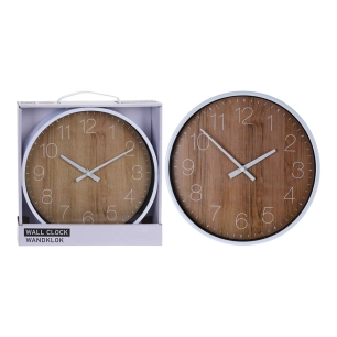Horloge Murale En Effet Bois De Ø25cm. - Segnale