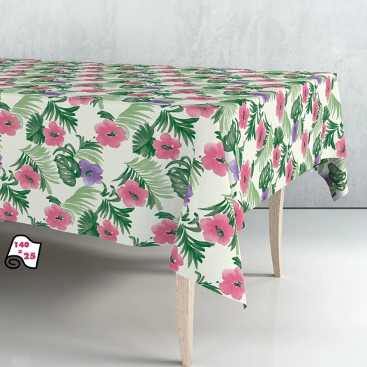 Nappe Rouleau Caoutchouc Fleurs De Printemps 140cm X 25m Exma - Exma