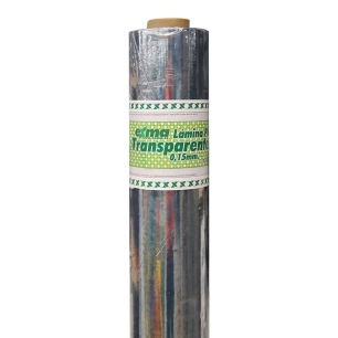 Rouleau De Plastique Transparent 0,15mm 140cm X 50m Exma. - Exma