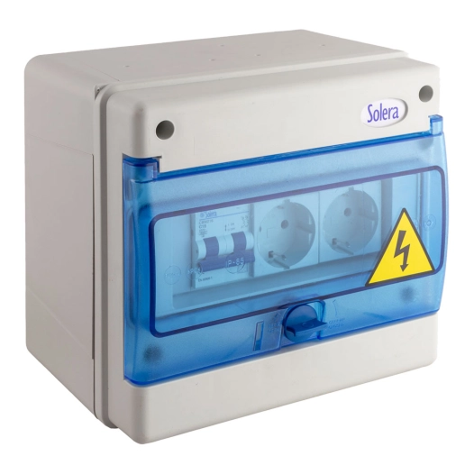 Tableau De Commande Industriel Assemblé Avec 8 Éléments. 215x160x200mm 1308a-C9 Solera - Solera