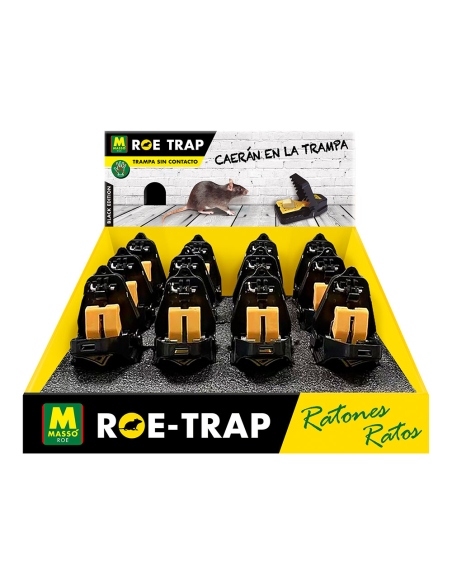 12 Piege À Souris Black Edition 231701 Masso - Masso