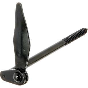 Arrêt de volet Marseillais à visser acier noir 180 millimètres - ALBERTS