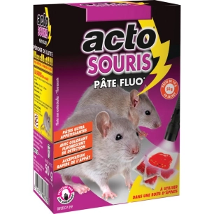 pate appat fluorescente souris