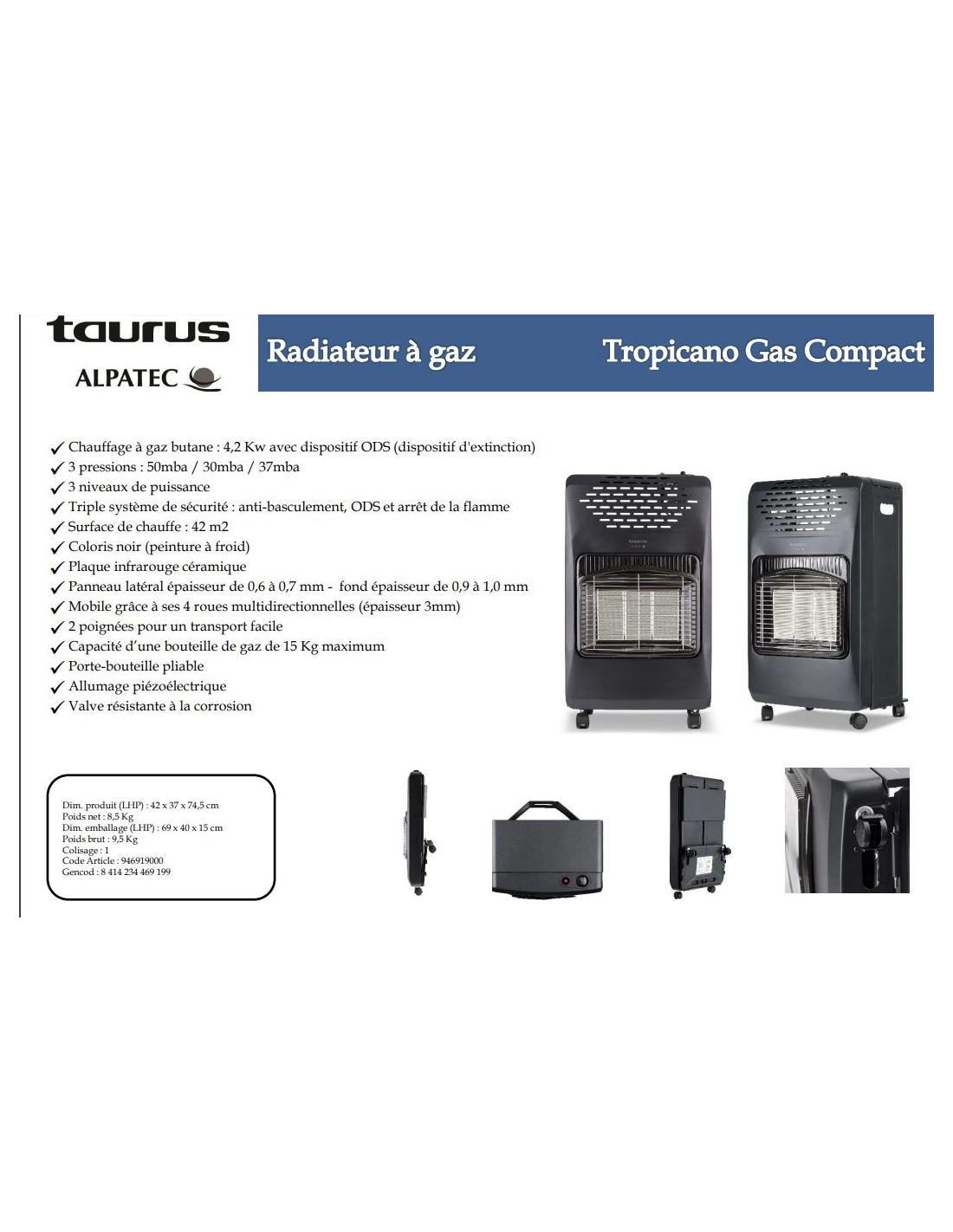 TROPICANO GAS COMPACT – Taurus