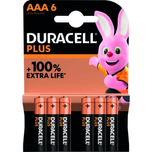 100% plus pile alc aaa/lr03 x6