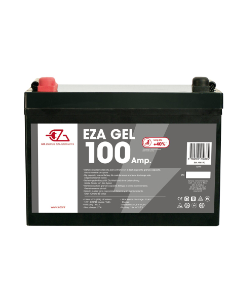 Batterie auxiliaire EZA Gel 100Ah