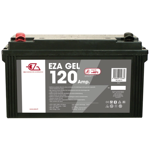 Batterie auxiliaire EZA Gel 120Ah