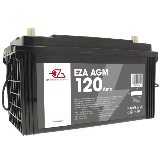 Batterie auxiliaire AGM 120Ah - EZA