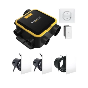 Kit VMC radio EasyHOME AUTO COMPACT with Netatmo + commande sans fil + ColorLINE - ALDES