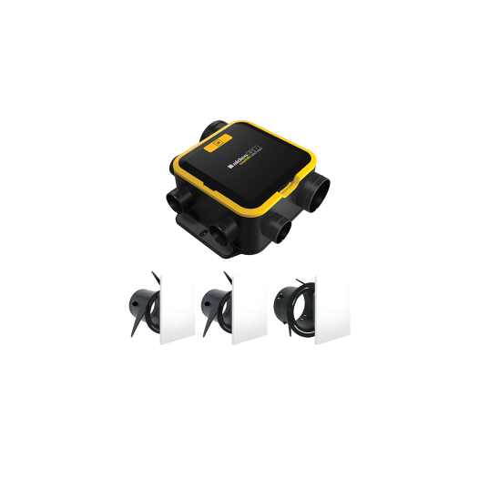 Kit VMC simple flux EasyHOME AutoSENS COMPACT + 3 grilles ColorLINE - ALDES