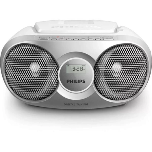 Tuner Digital FM - CD-R/RW - DBB - Line in - Silver - PHILIPS