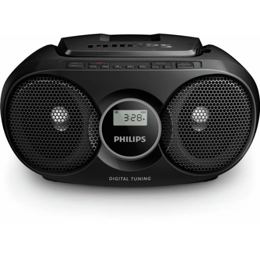 Tuner Digital FM - CD-R/RW - DBB - Line in - Noir - PHILIPS