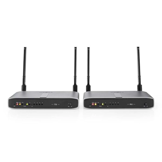 Transmetteur sans fil HDMI Wi-Fi - 5.15 - 5.85 MHz - 100.0 m (ligne de Mire) - Résolution maximale: Full HD 1080p - 6.75 - NEDIS