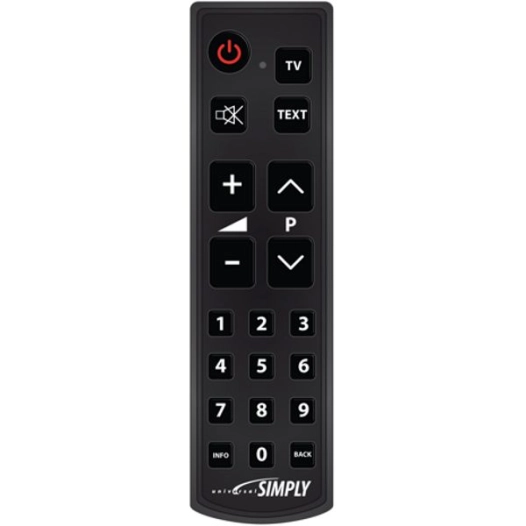 Telecommande simplifiée grosses touches  à codes - MBG FRANCE