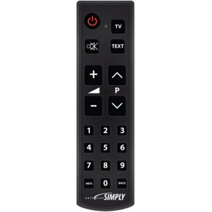Telecommande simplifiée grosses touches à codes - MBG FRANCE