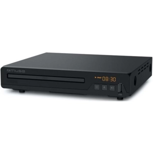 Lecteur DVD DivX/MP3/WMA/JPEG - Upscaling 1080p - HDMI/USB/Composite–Compact- Noir - MUSE