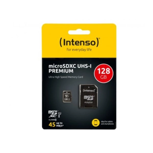 Carte MicroSDXC UHS-I Premium Class 10 - 128 Go - CABLAGE UNIVERSEL