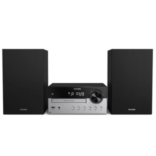 Micro-chaîne Bluetooth 2x 30 W - CD MP3 - USB MP3 - FM - Alarme - Digital Sound Control - Noir/silver - PHILIPS