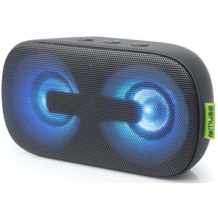 Enceinte Bluetooth portable - 2 x 3W - Gris - MUSE