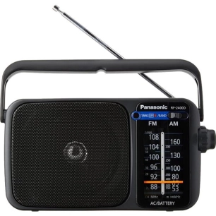 FM - PO - Piles/Secteur - HP 10 cm - Noir - PANASONIC