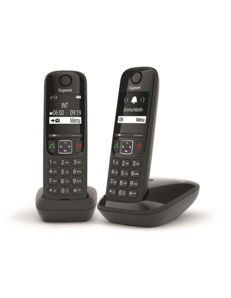 Sans fil - Ecran rétroéclairé blanc 2'' - Mains-libres son HSP- 100 contacts - + 1 combinés - Blanc - GIGASET