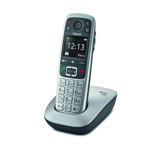 Sans fil - DECT -Mains libres-Larges touches-Grands caractères-200 mémoires-Gris - GIGASET