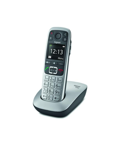 Sans fil - DECT -Mains libres-Larges touches-Grands caractères-200 mémoires-Gris - GIGASET