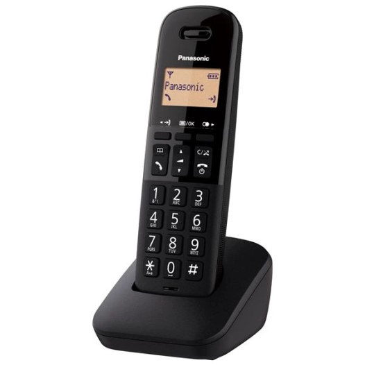 Sans fil - DECT - Blocage appels - Touche larges - 1 combiné - PANASONIC