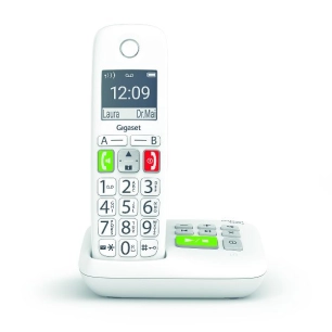 Téléphone sans fil DECT avec répondeur - Mains-libres - Grand écran - Larges touches - GIGASET