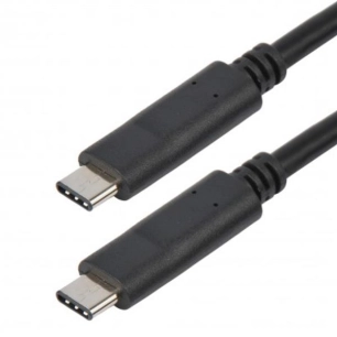 722402 - CORDON USB 3.1 GEN 1 - C M/M - 3A - noir - 2 m - ERARD