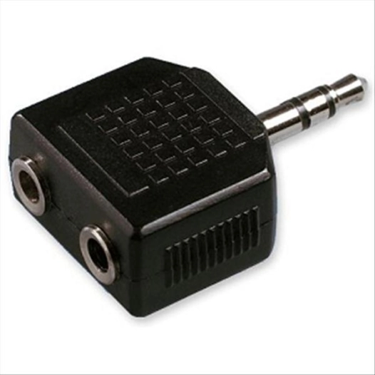 Audio: Adaptateur 1 JACK 3.5 mm/2 JACK 3.5 mm femelles - Mâle/Mâle - ERARD