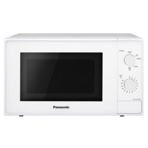 Micro-ondes 20 L 800 W - Minuterie - Plateau tournant Ø 25,5 cm - Blanc - PANASONIC